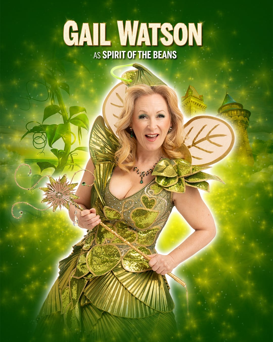 Gail Watson as the Spirit of the Bean