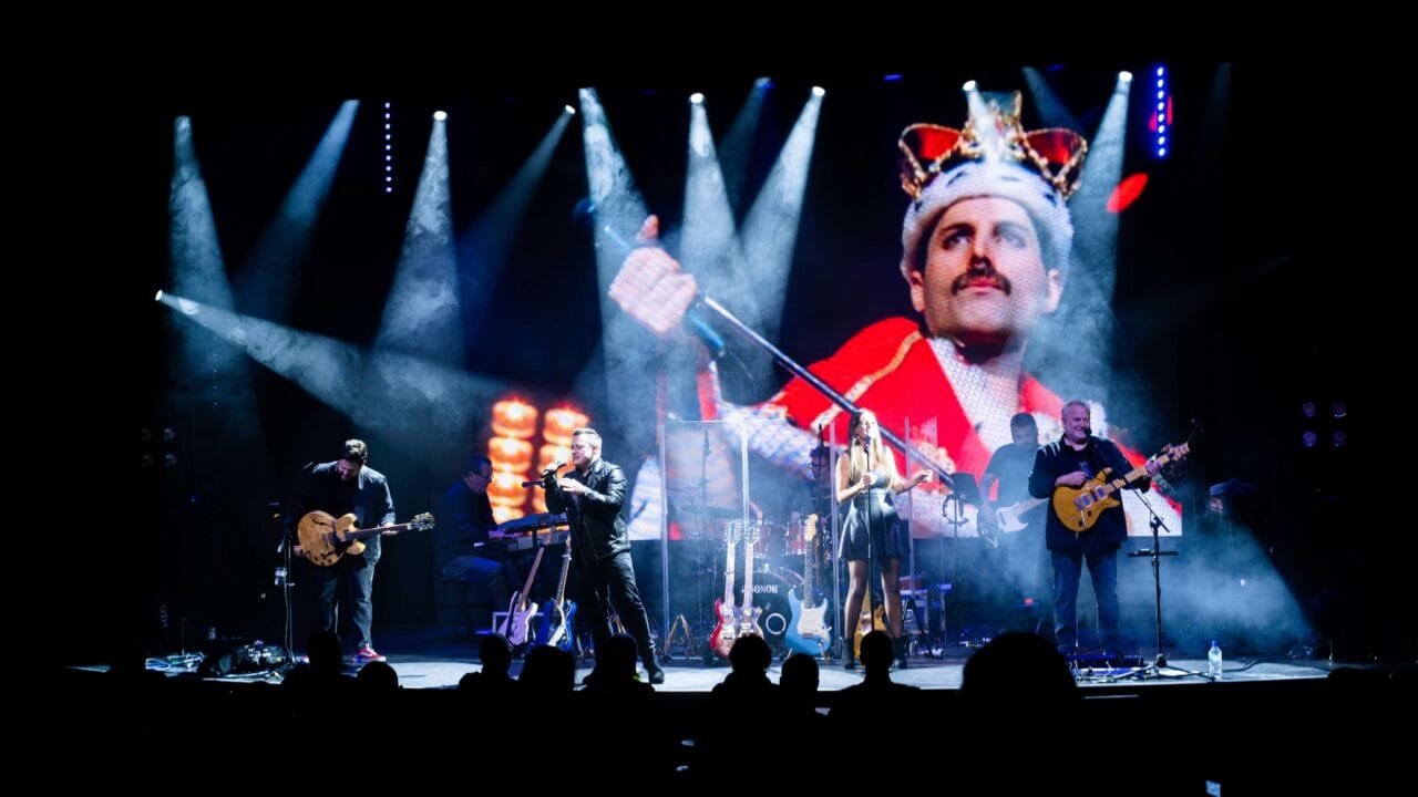 A group of people on a stage.