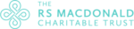 Logo of The RS Macdonald Charitable Trust with a teal decorative knot design on the left.